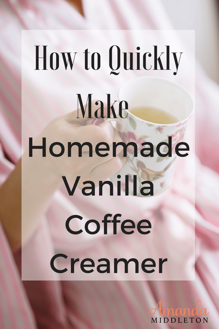 How to Quickly Make Homemade Vanilla Coffee Creamer