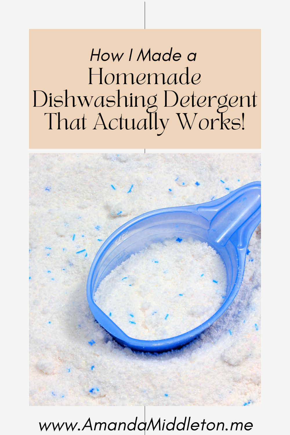 How I Made a Homemade Dishwashing Detergent That Actually Works!
