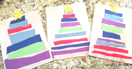 Christmas Paper Tree Kids' Craft