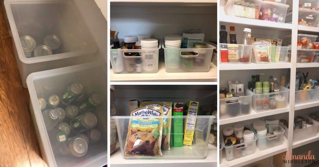 Pantry makeover tips that will make organizing so much simpler. You'll finally fall in love with your pantry again. Reclaim it! #AmandaMiddleton #faithblog #wordsoftruth #pantrymakeover #organization