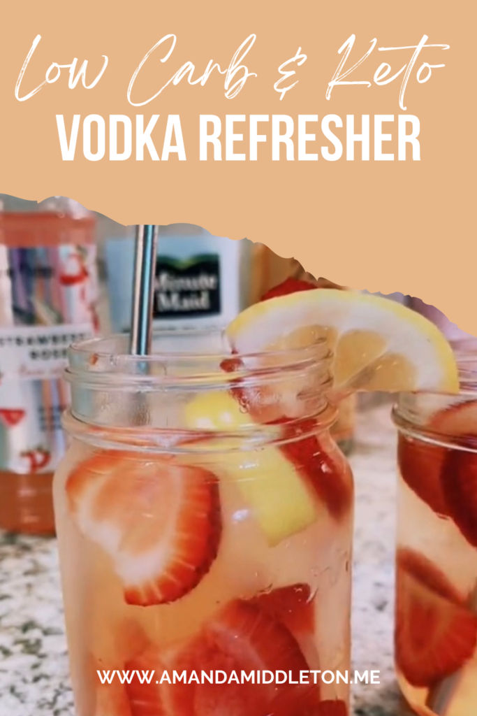 Low Carb and Keto Vodka Refresher