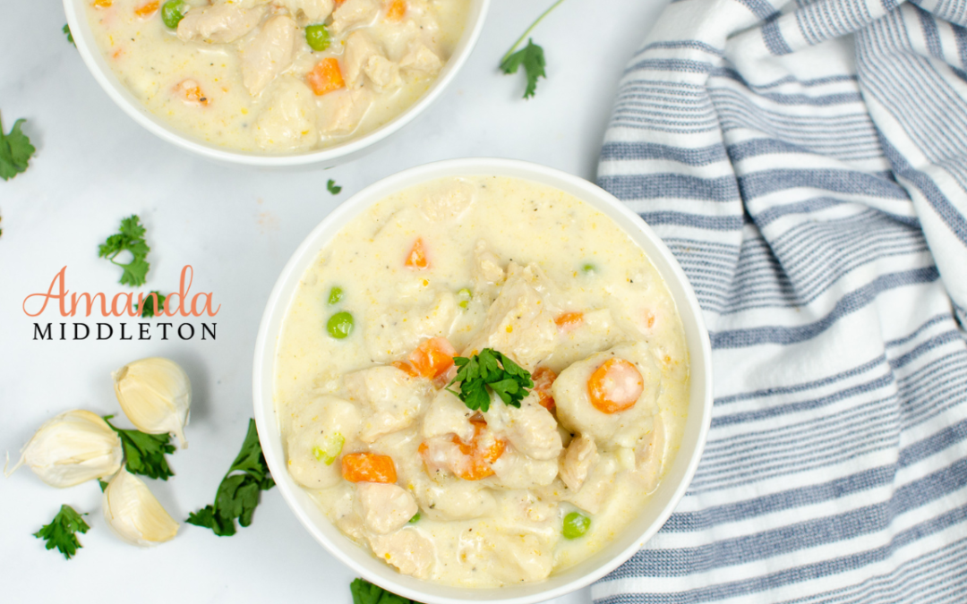 Easy Instant Pot Chicken and Dumpling Soup